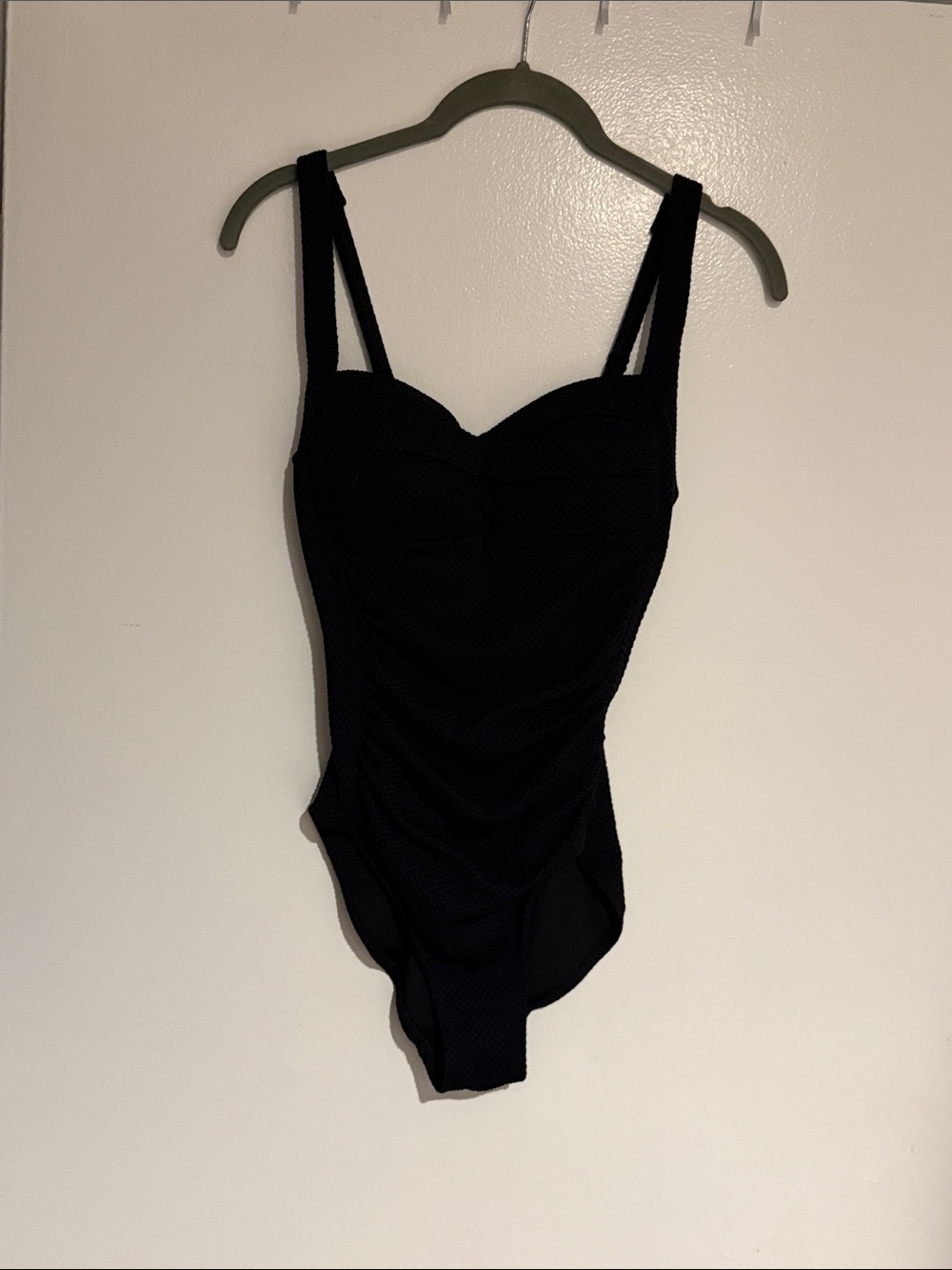 Classic Black One-Piece Swimsuit